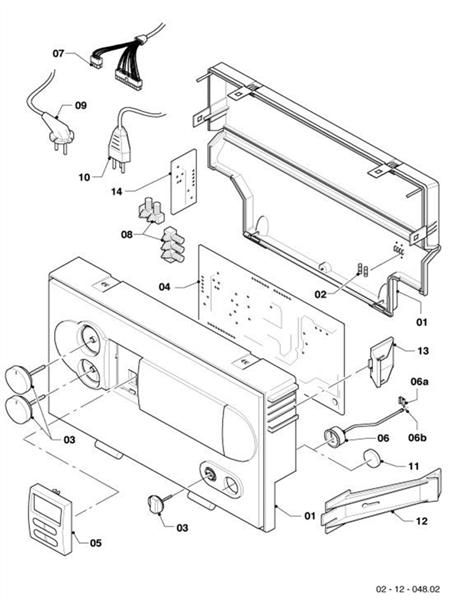 Exploded Diagram for CONTROL BOX (FROM 09/07)