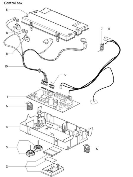 Exploded Diagram for CONTROL BOX