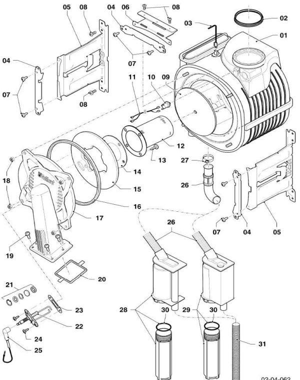 Exploded Diagram for BURNER