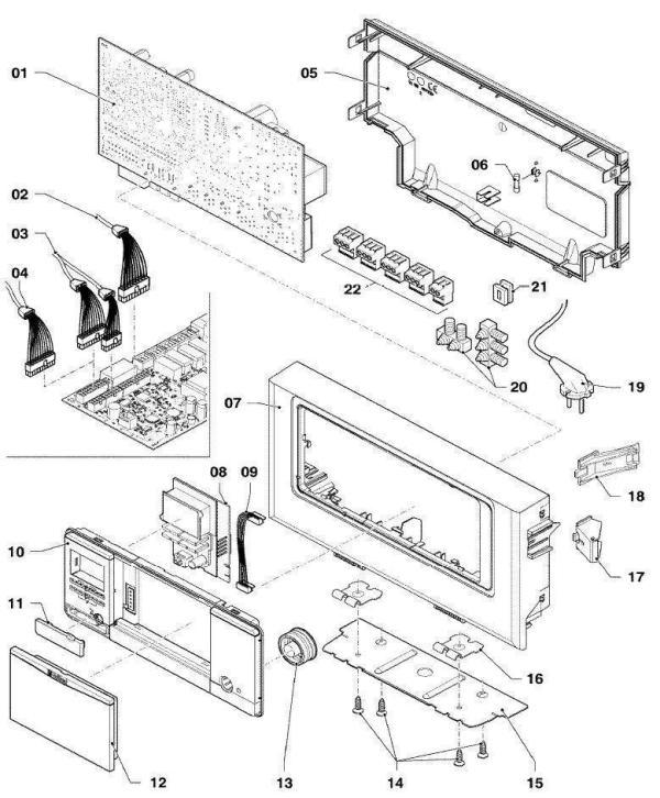 Exploded Diagram for CONTROL BOX