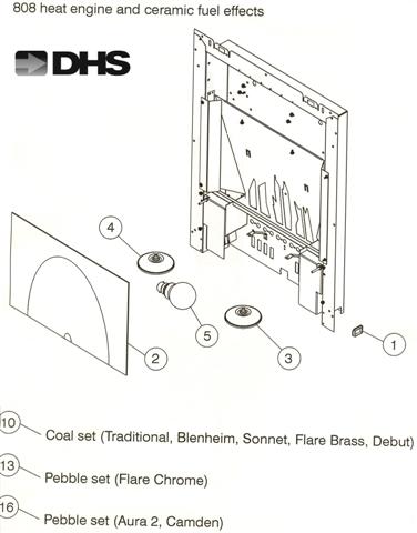 Exploded Diagram for HEAT ENGINE & CERAMIC FUEL EFF