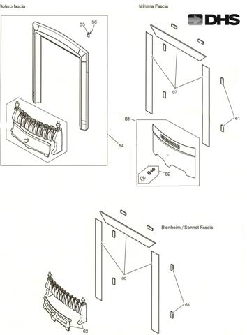 Exploded Diagram for FASCIA