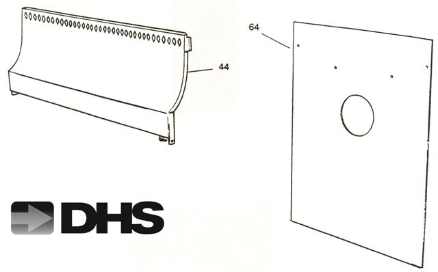 Exploded Diagram for FRONT PANEL/CLOSURE PLATE