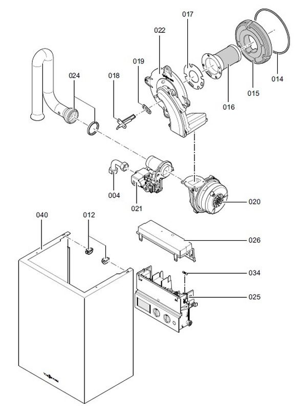 FAN, VALVE, CASE ASSEMBLY logo