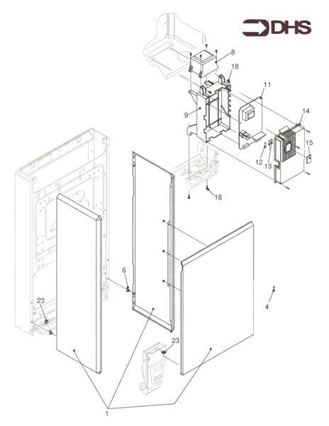 Exploded Diagram for PRINTED CIRCUIT BOARD - CASE