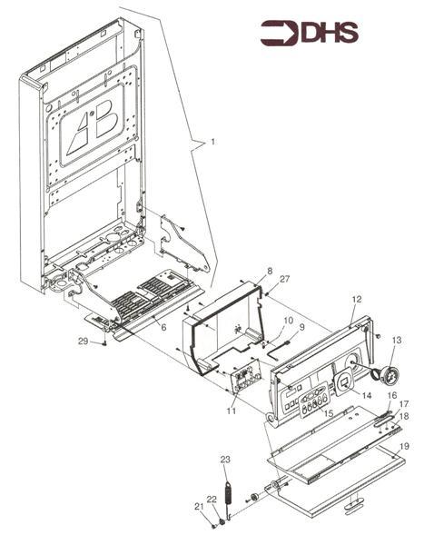 Exploded Diagram for CASING - CONTROL PANEL