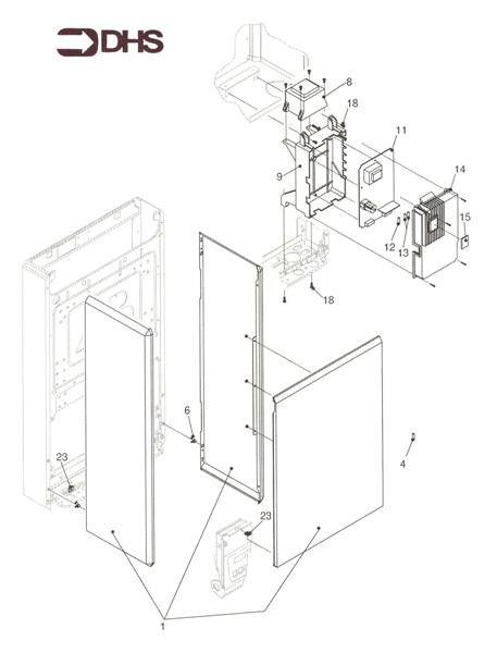 Exploded Diagram for PRINTED CIRCUIT BOARD - CASE