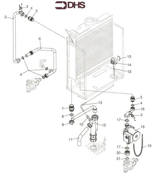 Exploded Diagram for PUMP - PIPEWORK