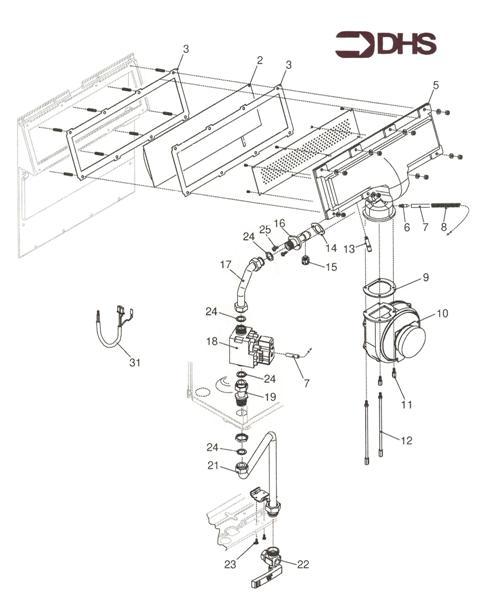 Exploded Diagram for FAN ASSY