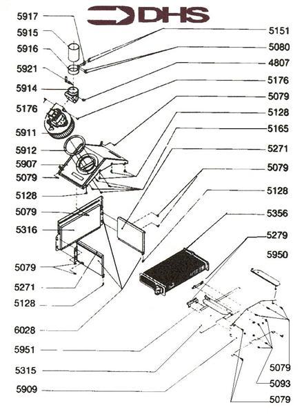 Exploded Diagram for COMBUSTION CHAMBER