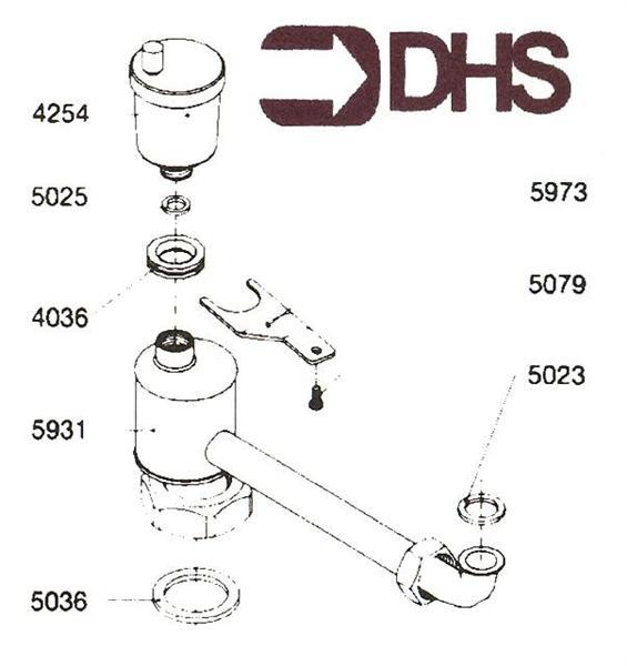 Exploded Diagram for FLOW-PIPE WITH AIR SEPARATOR