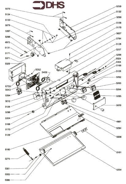 Exploded Diagram for FRONT PANEL