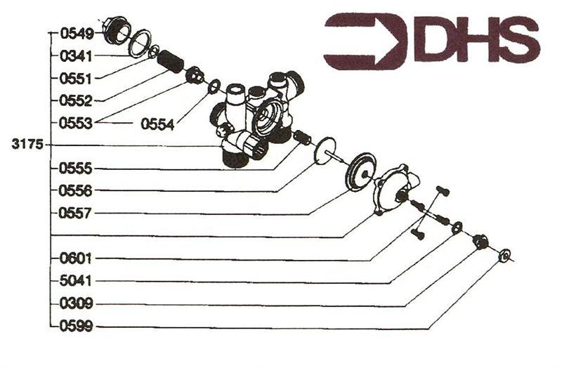 Exploded Diagram for C H MANIFOLD WITH AUTO BY-PASS