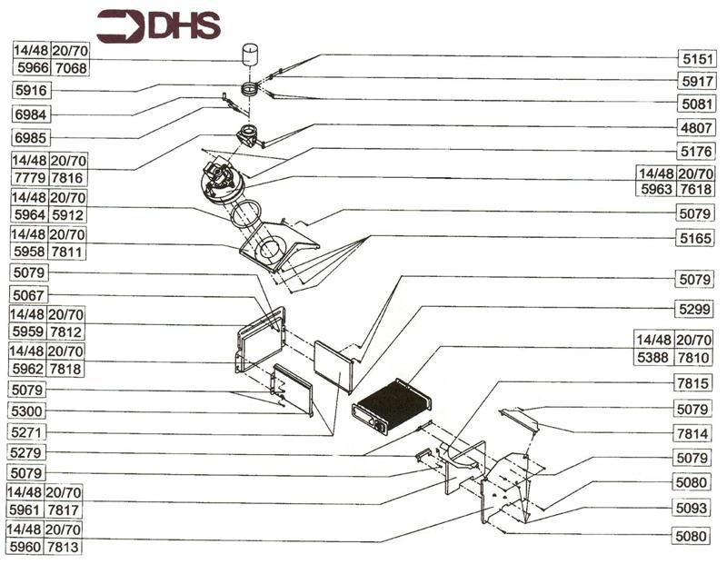 Exploded Diagram for FAN ASSY
