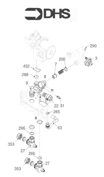 Exploded Diagram for WATER ASSY