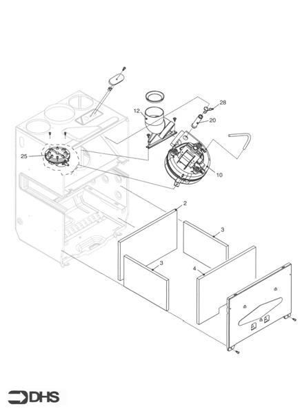 Exploded Diagram for FAN ASSY