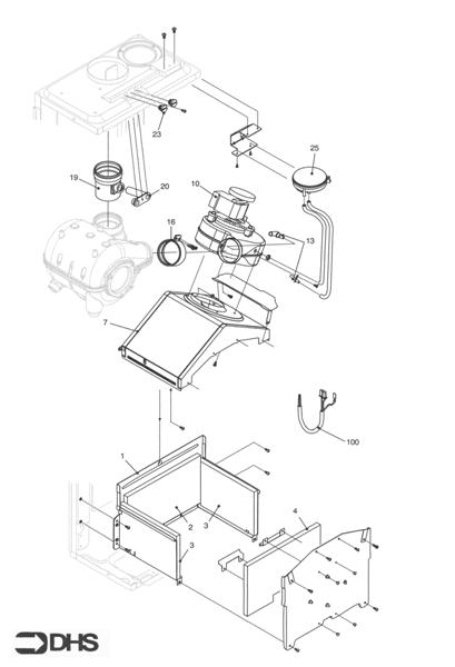 Exploded Diagram for FAN ASSY