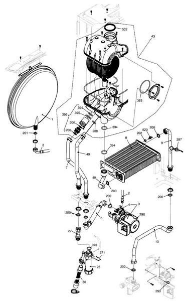 Exploded Diagram for HYDRAULIC COMPONENTS 2