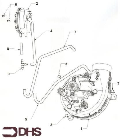 Exploded Diagram for FAN ASSEMBLY