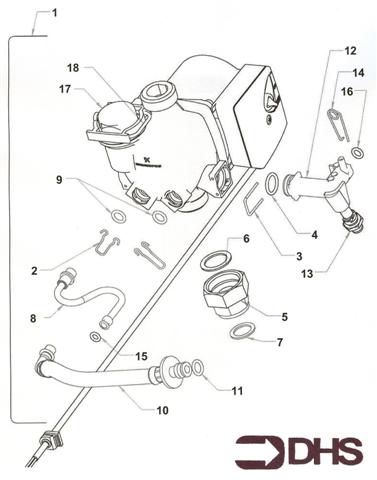 Exploded Diagram for PUMP ASSEMBLY