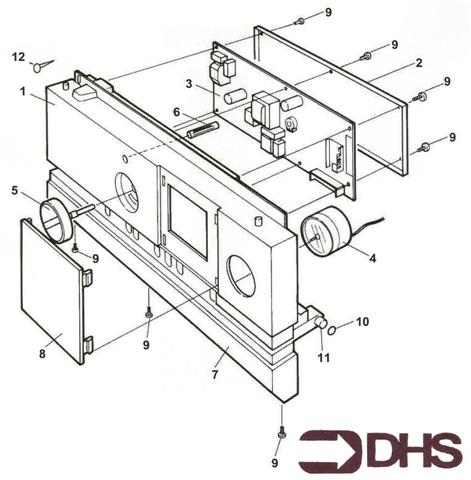 Exploded Diagram for ELECTRICAL BOX ASSEMBLY