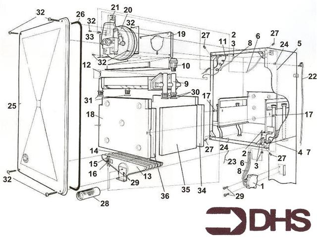 Exploded Diagram for SUPERSTRUCTURE