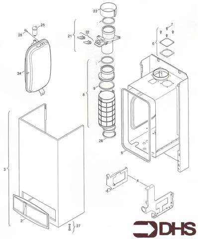 Exploded Diagram for SHEET METAL