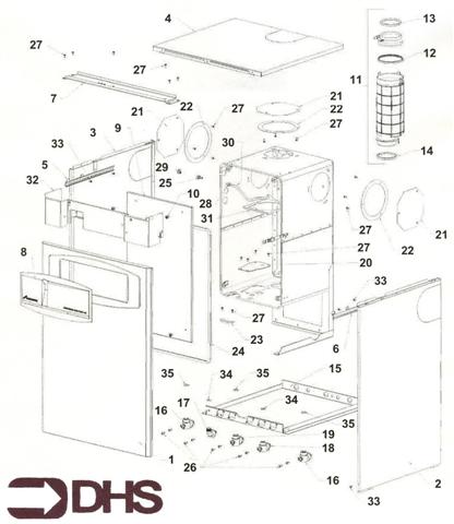 Exploded Diagram for CASING