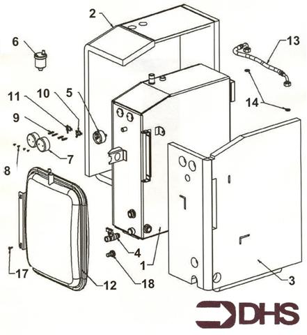 Exploded Diagram for ELECTRICAL ASSEMBLY