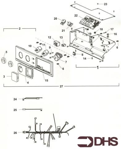 Exploded Diagram for ELECTRICAL ASSEMBLY