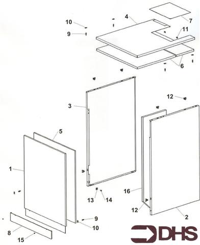Exploded Diagram for CASING