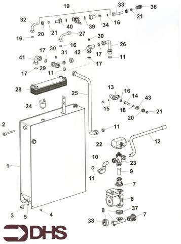 Exploded Diagram for HYDRAULIC ASSEMBLY