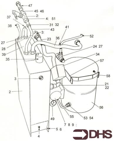 Exploded Diagram for HYDRAULICS / PUMP ASSEMBLY