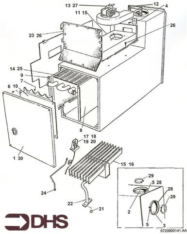 Exploded Diagram for SUPERSTRUCTURE