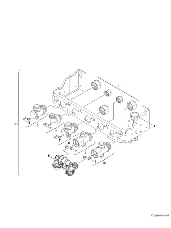 Exploded Diagram for MOUNTING PLATE